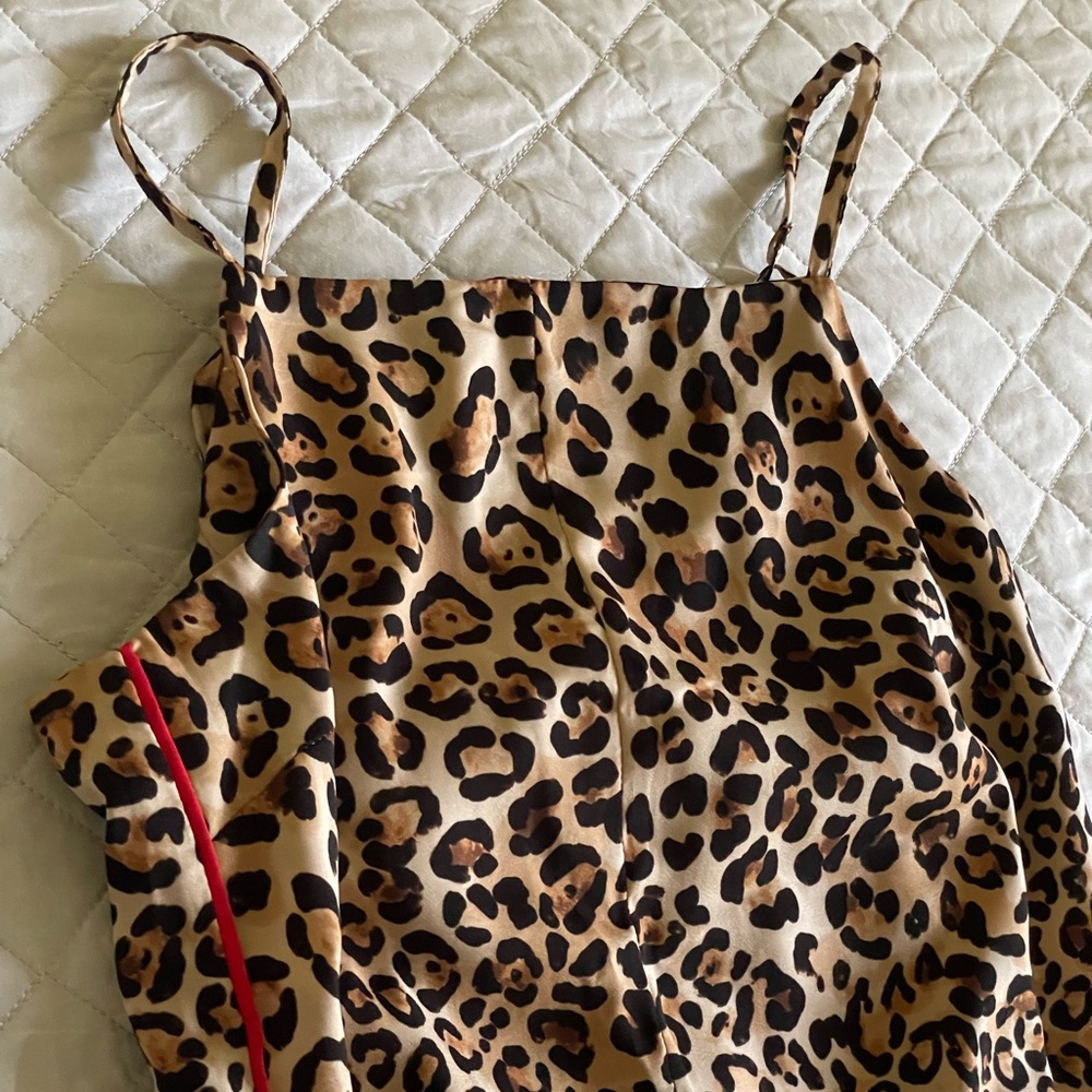 Topshop Jumpsuit w Red Stripes